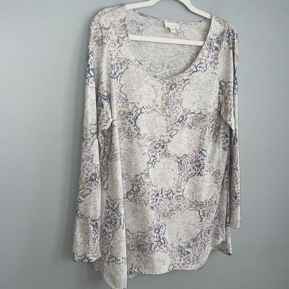Pure Jill women’s M modal cotton blend floral pop over tunic blouse summ… - Picture 10 of 16